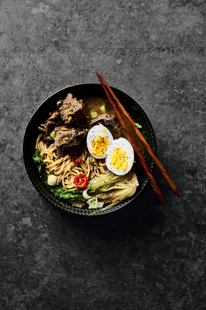 Goat Pepper Soup Noodles