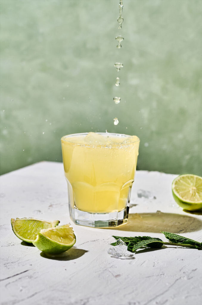 Lime and Passionfruit Soda