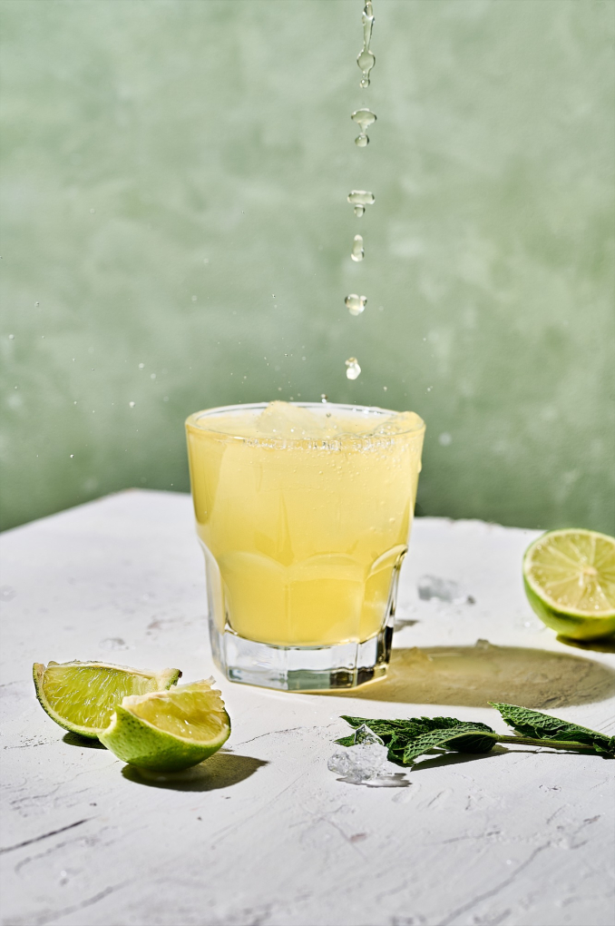 Passionfruit and Lime Soda