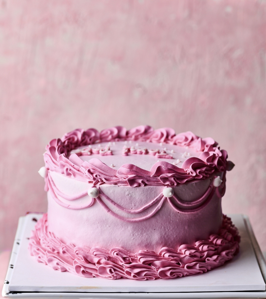 Pink Birthday Cake