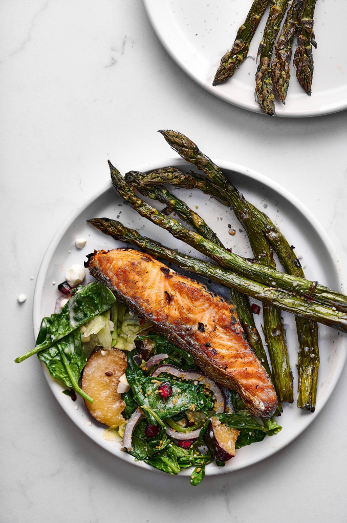 Salmon and Asparagus Slad