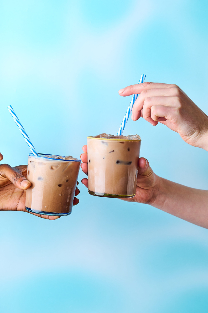 Sharing Iced Choc