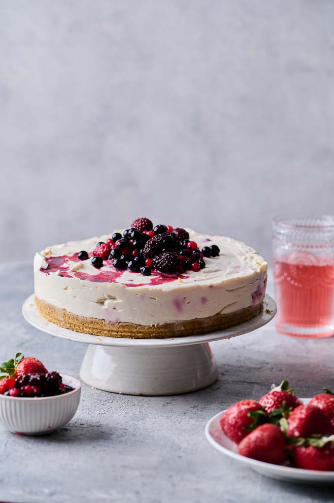 Summer Berry Cheesecake